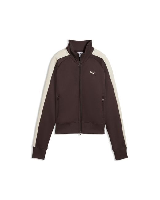 PUMA Brown T7 Short Track Jacket