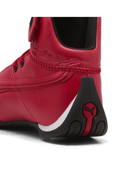 PUMA Red Ferrari Future Cat Hi Monza High Sneakers for men