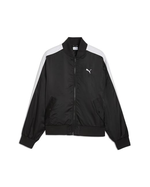 PUMA Black T7 Bomber Jacket