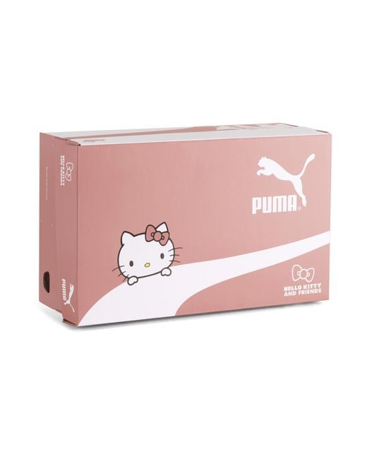 PUMA Pink X Hello Kitty And Friends Palermo Sneakers Mit Klettverschluss Babys Schuhe Für Damen