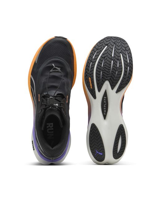PUMA Black Deviate Nitroâ 3 Winterized Running Shoes for men