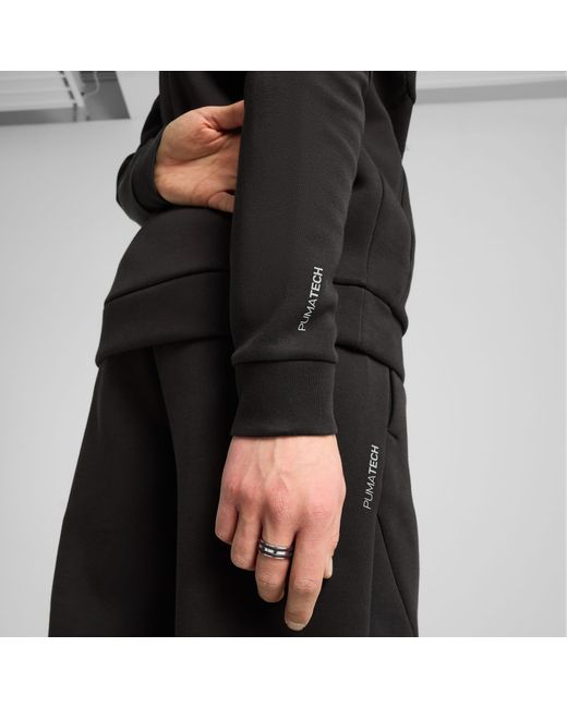 PUMA Black Tech Full-Zip Hoodie for men