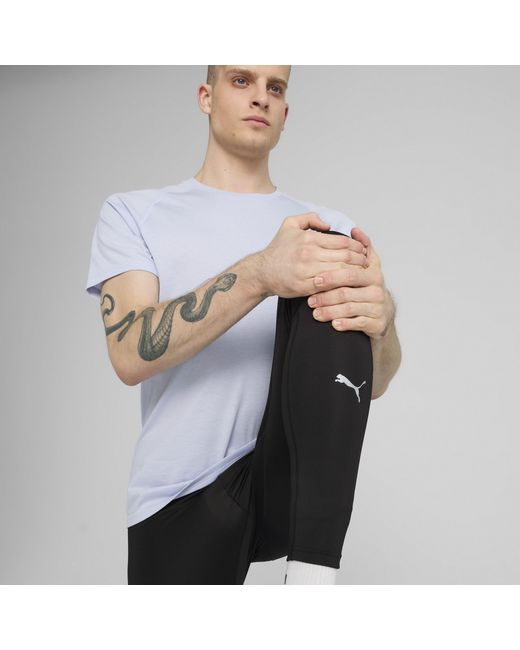 PUMA Black Velocity Long Running Tights for men