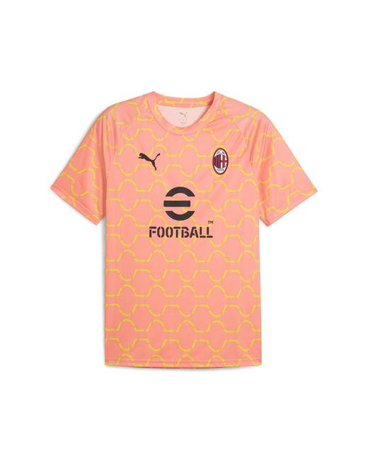 PUMA Ac Milan Aufwärmtrikot Herren, Sport, Fruit/Sunny Gelb in Orange für Herren