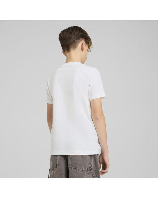 Camiseta Estampada Ii Juvenil PUMA de hombre de color White