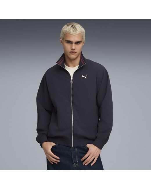 PUMA Blue Premium Ess Track Jacket