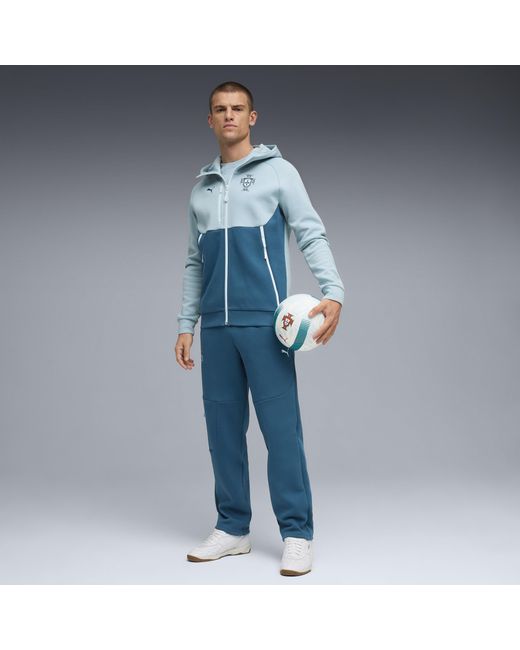 PUMA Purple Portugal Tech Full-Zip Hoodie for men
