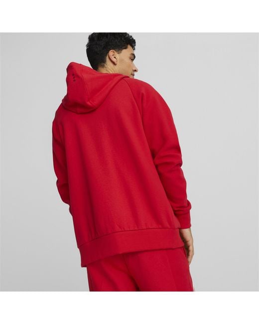 PUMA Red Scuderia Ferrari Race Hoodie for men