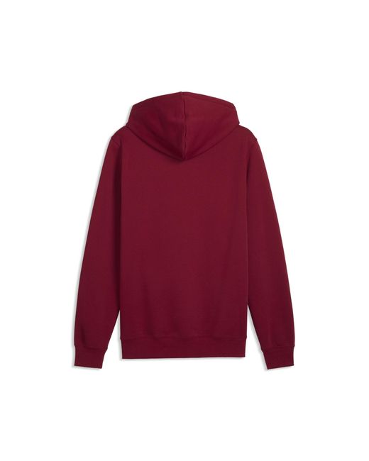 PUMA Red Essentials No.1 Logo Fleece Hoodie for men