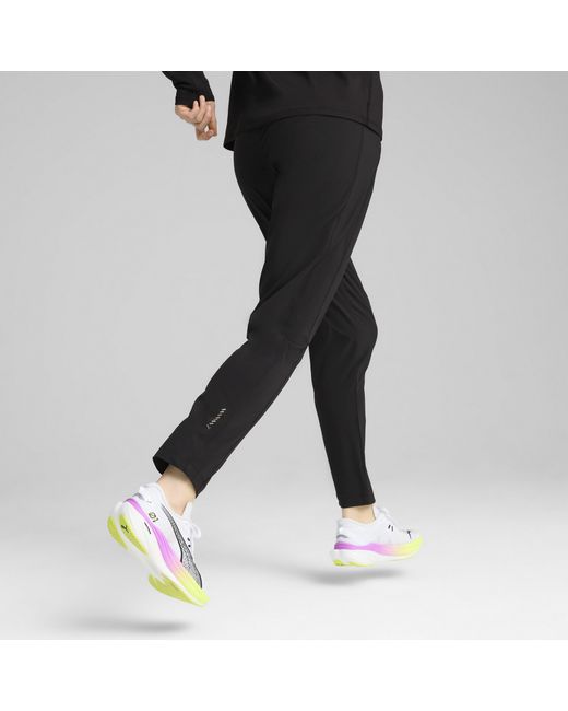 PUMA Black Velocity Tapered Running Pants