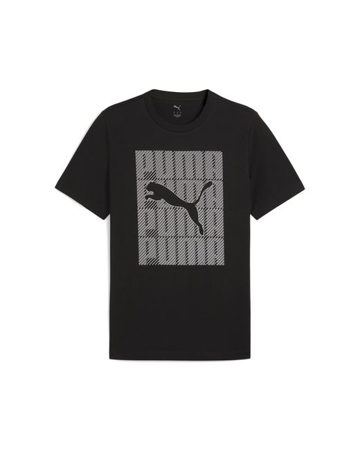 Camiseta Graphics Wording Para Hombre PUMA de hombre de color Black