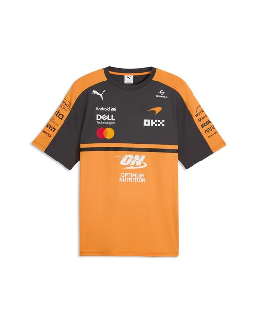 PUMA Orange Mclaren Mastercard F1 Team Replica T-Shirt for men