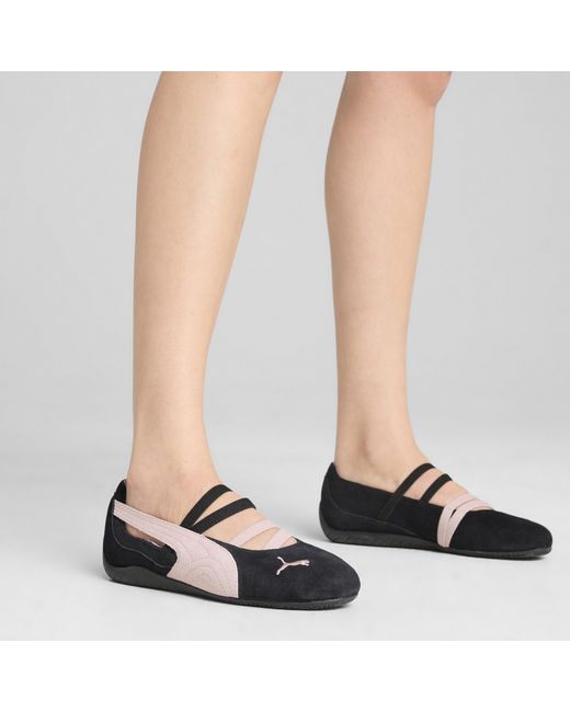 PUMA Black Speedcat Ballet Suede Shoes
