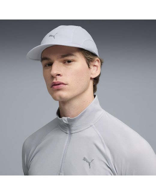 PUMA White Race Day 5 Panel Cap