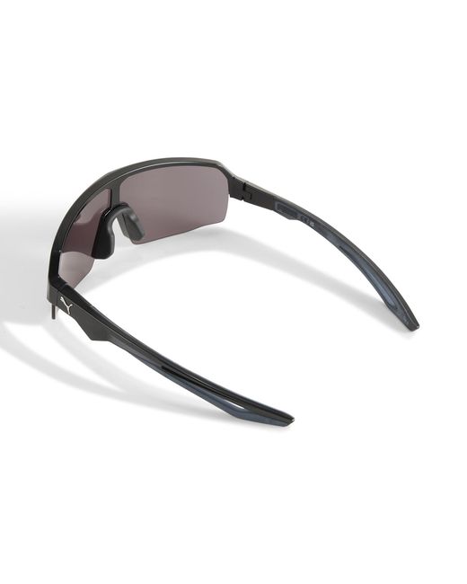 PUMA Gray Performance Lite Running-Sonnenbrille