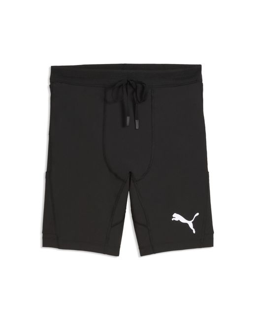 PUMA Black Lightspeed 8" Running Half Tight for men