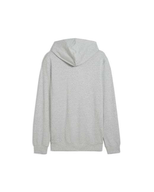 PUMA Gray Elevated Essentials Hoodie for men