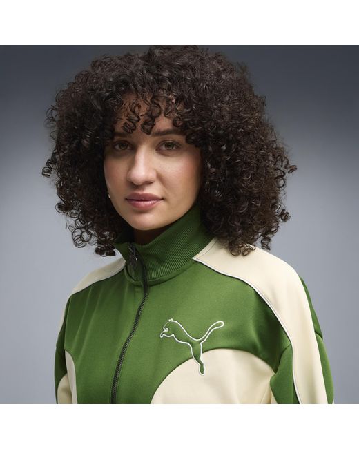PUMA Green T7 Relaxed Love Of The Cat Track Jacket