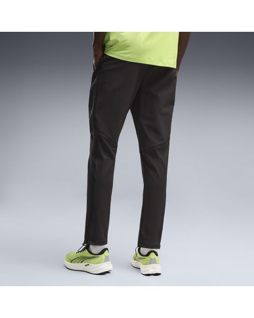 PUMA Black Windcell Running Pants for men