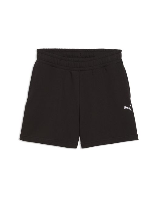 PUMA Black Wardrobe Essentials Relaxed 4" Shorts
