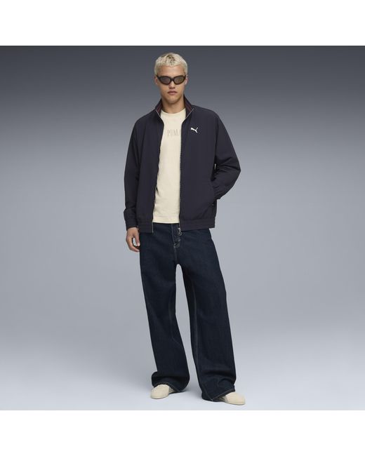 PUMA Blue Premium Ess Track Jacket