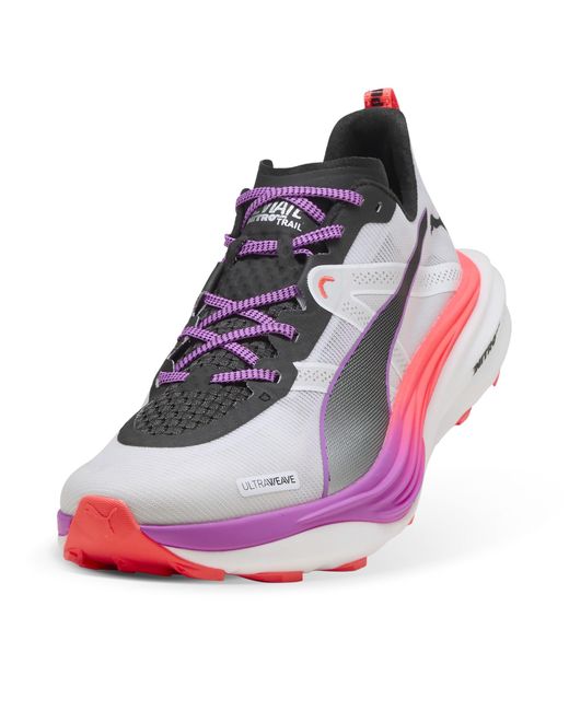 PUMA Purple Deviate Nitroâ Elite Trail Running Shoes for men