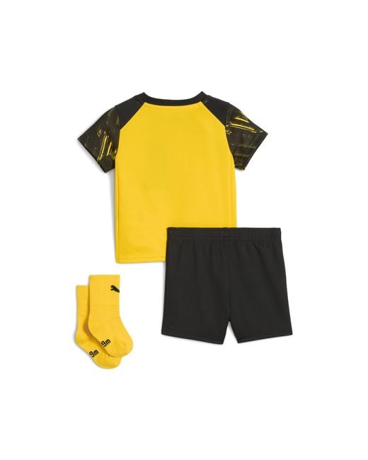 PUMA Yellow Borussia Dortmund 25/26 Heimtrikot Baby-Kit Baby, Kleidung, Faster/Schwarz