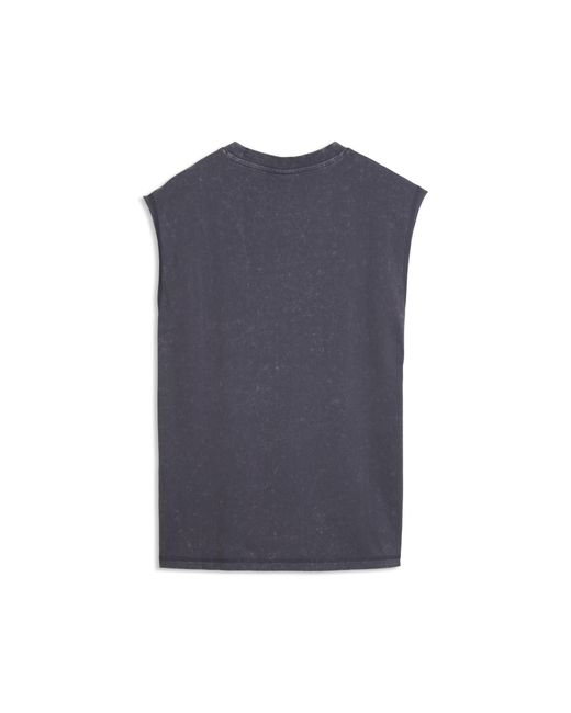 PUMA Blue Run Culture Collective Relaxed Washed Sleeveless Graphic T-Shirt