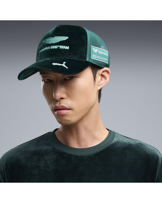 PUMA Green X Aston Martin Aramco F1 Team Replica Uk Baseball Cap