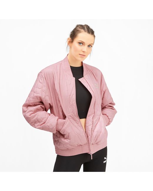 PUMA Pink Women's Bomber Jacket