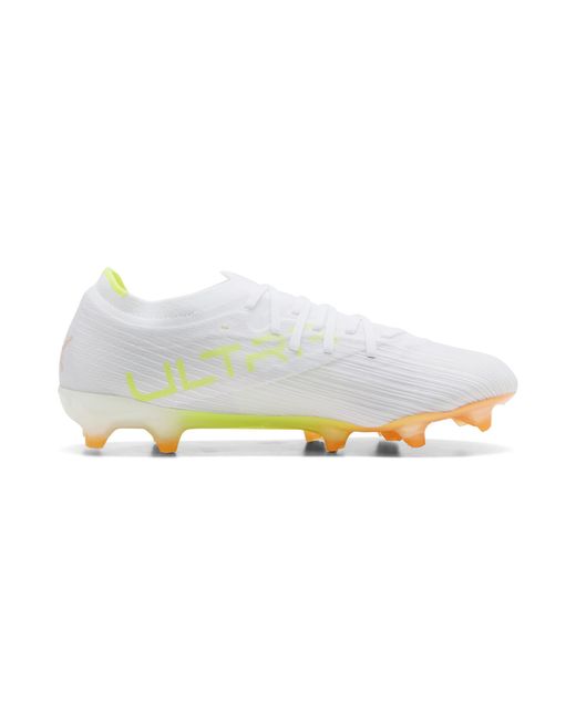 PUMA White Ultra Nitro 7 Match Fg Football Boots