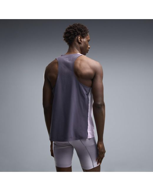 PUMA Purple Lightspeed Ultraweave Graphic Running Singlet for men