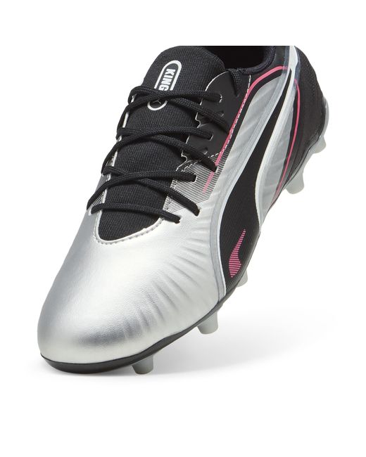 Botas De Fútbol Juveniles King Match Fg/Ag PUMA de color Black