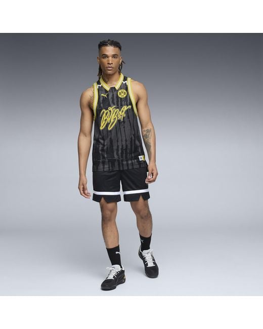 PUMA Hoops X Borussia Dortmund Trikot Herren, Accessoires in Black für Herren