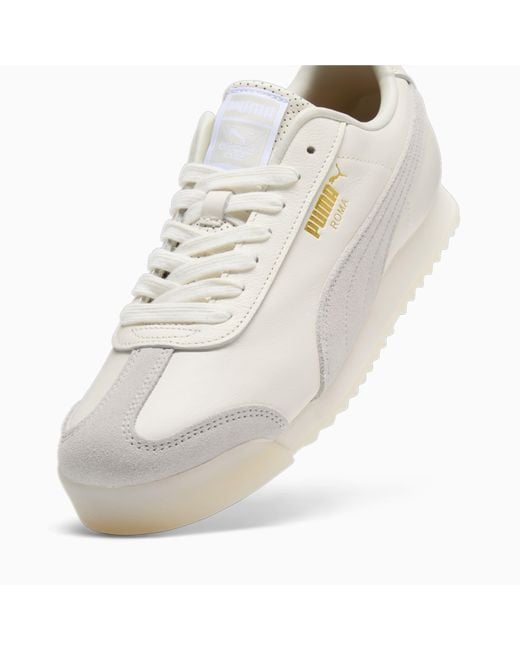 PUMA White Roma Classics Sneakers Schuhe
