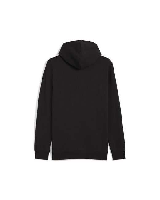 PUMA Black Ess Logo Lab Holiday Hoodie for men