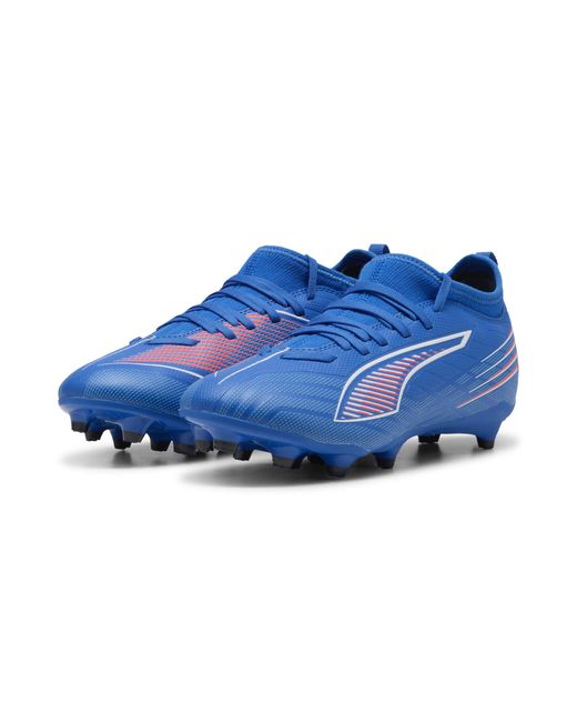PUMA Blue Ultra 6 Match Fg/Ag Fußballschuhe Teenager, Schuhe, Ultra/Weiß/Glowing Rot