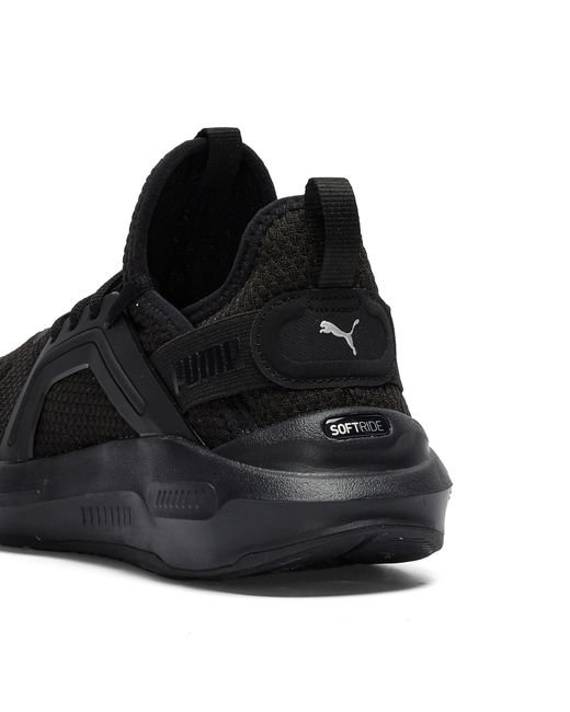 PUMA Black Softride Enzo 5 Wide Sneakers
