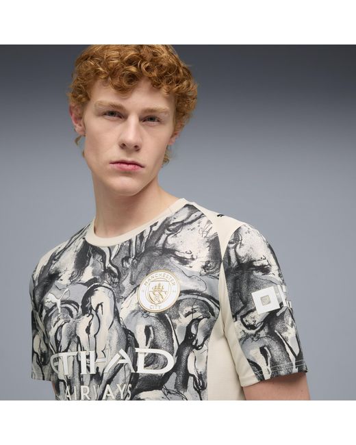 PUMA Gray Manchester City X Year Of The Horse Jersey for men
