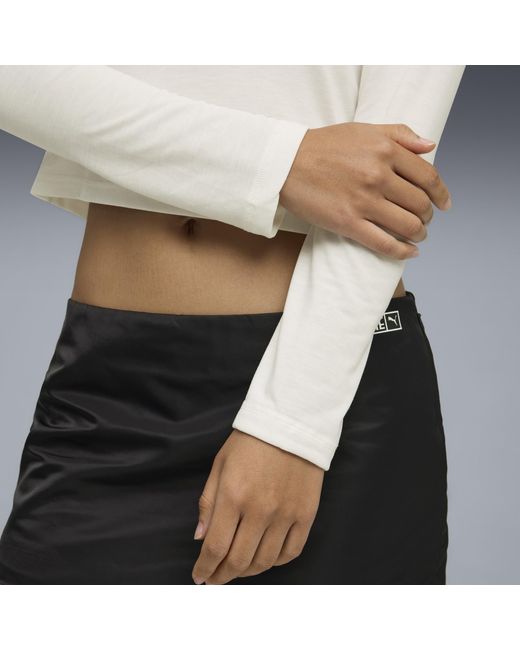 T-shirt À Manches Longues X Rosé PUMA en coloris White