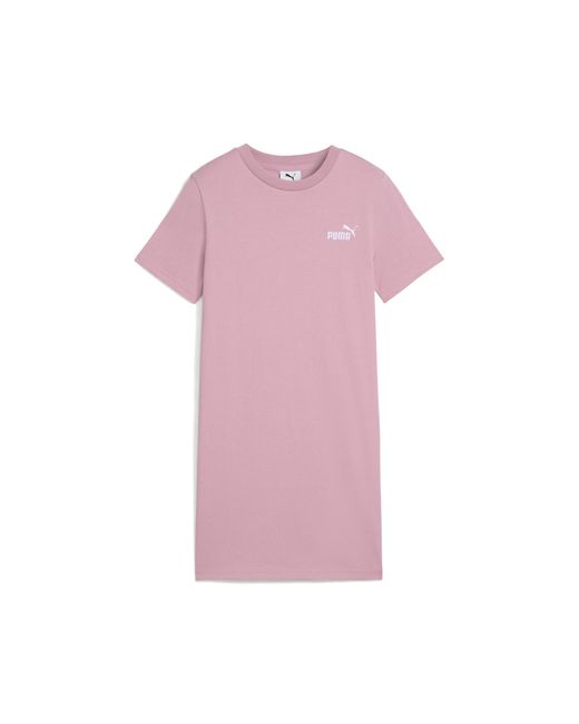 PUMA Pink Essentials Small No. 1 Logo Kurzärmliges Kleid Teenager, Shop, Poised