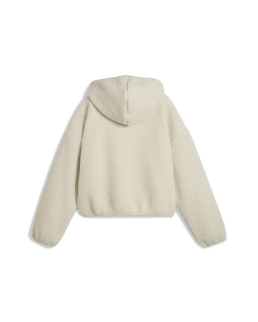 PUMA Natural Wardrobe Essentials Oversized Polarfleece Hoodie Damen, Kleidung