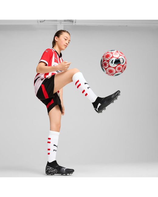 PUMA Psv Eindhoven 24/25 Thuisshirt, Rood/Wit in het Red