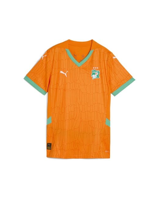 PUMA Orange Elfenbeinküste 2025 Heimtrikot