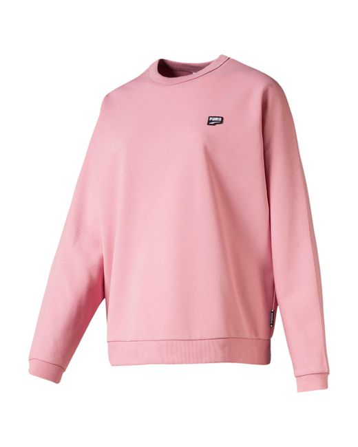 PUMA Pink Downtown Women's Crewneck Sweatshirt
