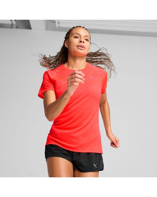 PUMA Red Velocity Running T-Shirt