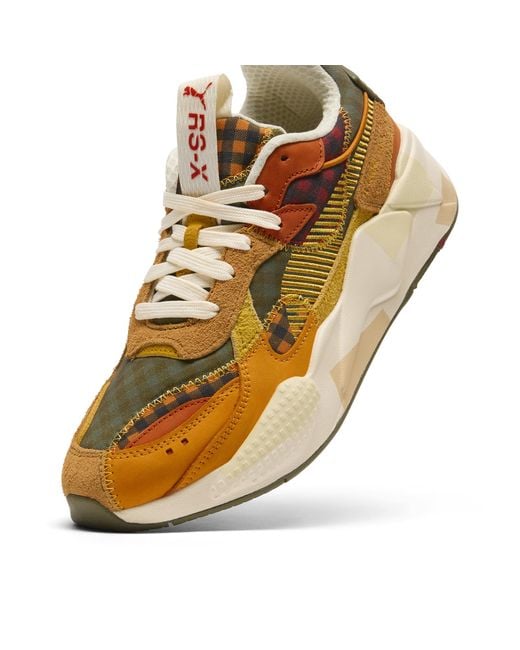 PUMA Brown Rs-X Hyper Prep Fall Sneakers
