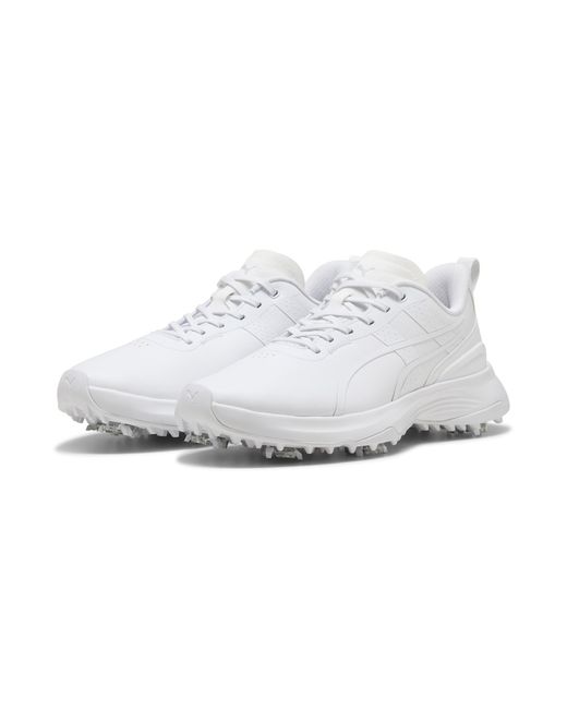 PUMA White Ignite Blaze 3 Golf Shoes