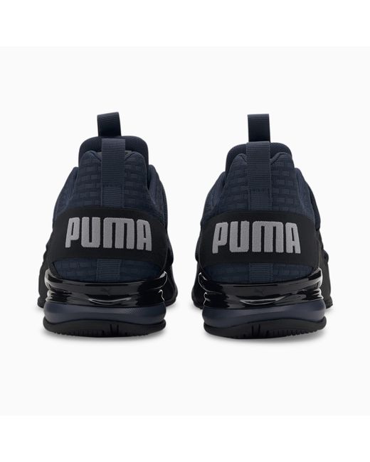 PUMA Blue Axelion Block Running Shoes for men