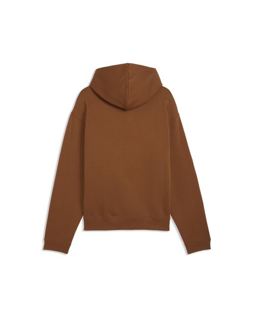 PUMA Brown Select Essentials Hoodie for men